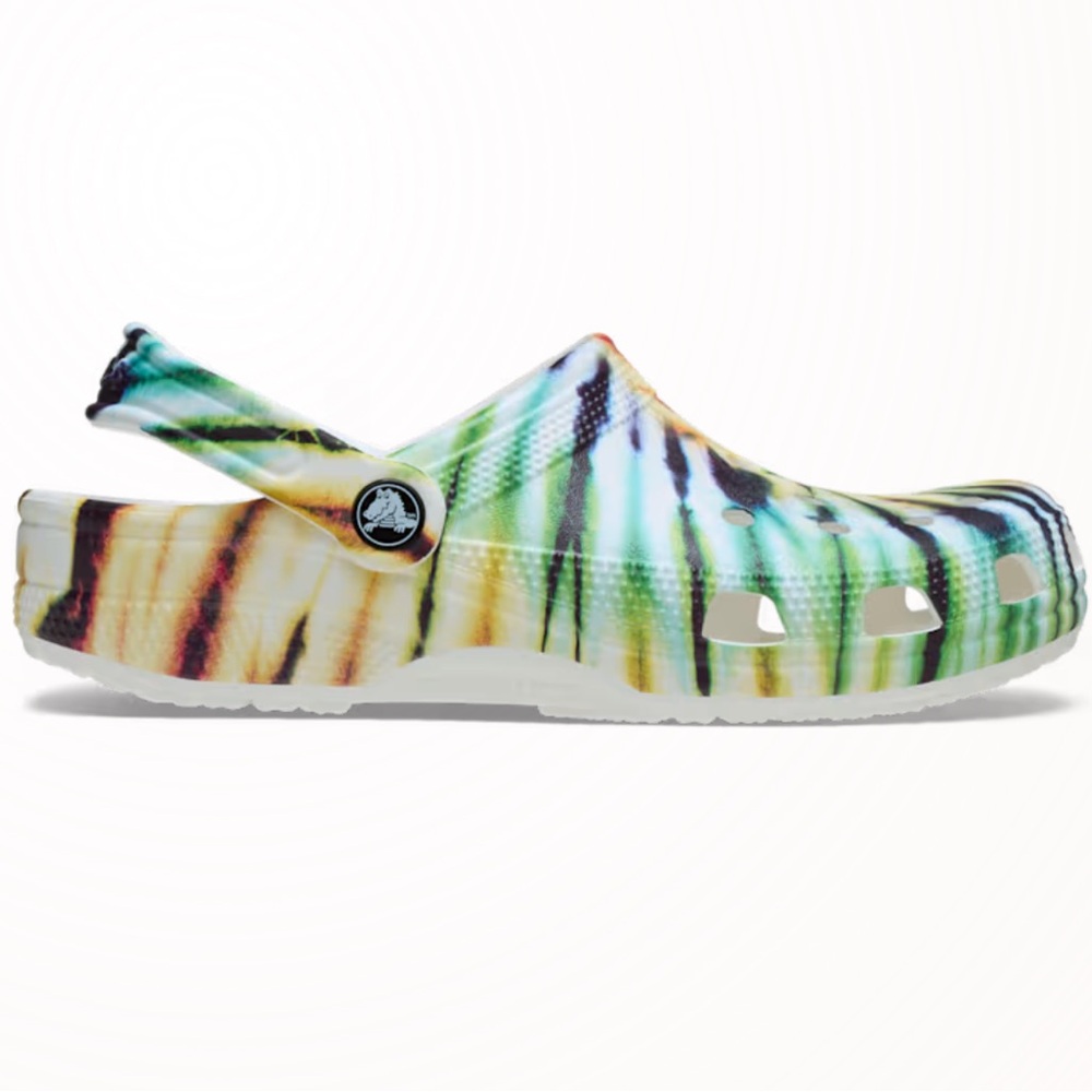 CROCS Classic Tie Dye Groovy Clog - Picture 10 of 11